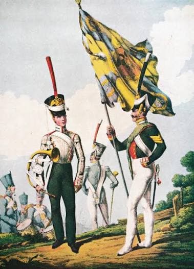Officers of the Imperial Russian Guard, early nineteenth century.